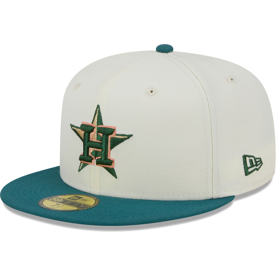 New Era Houston Astros Chrome Evergreen 2023 59FIFTY Fitted Hat