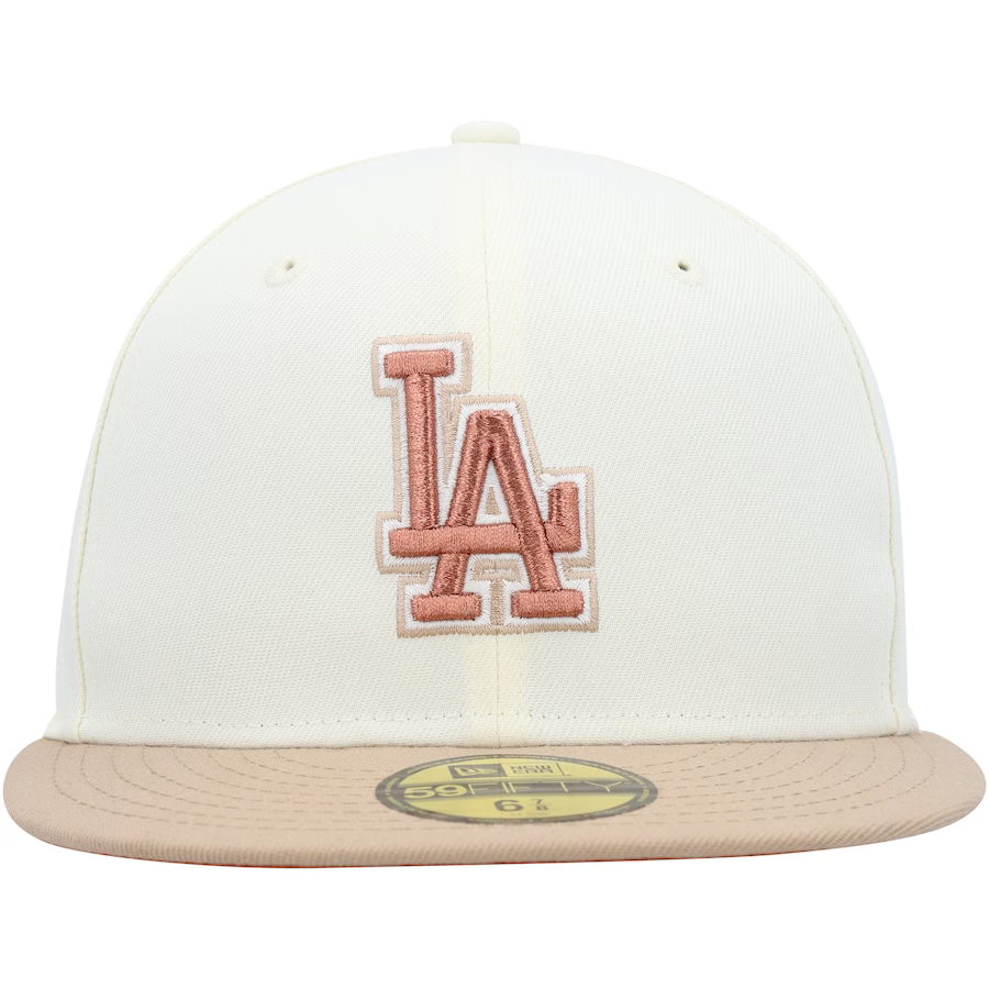 New Era Los Angeles Dodgers Chrome/Camel Rust Undervisor 59FIFTY Fitted Hat