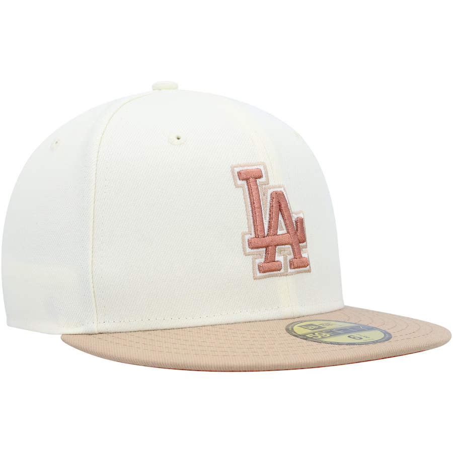 New Era Los Angeles Dodgers Chrome/Camel Rust Undervisor 59FIFTY Fitted Hat