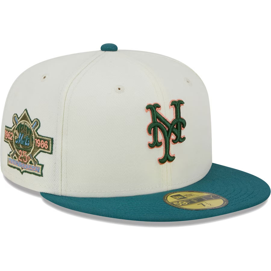 New Era New York Mets Chrome Evergreen 2023 59FIFTY Fitted Hat