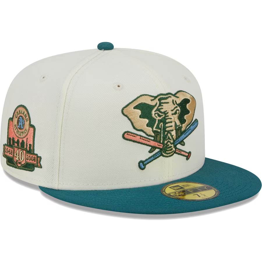 Men's New Era Royal Oakland Athletics White Logo 59FIFTY Fitted Hat