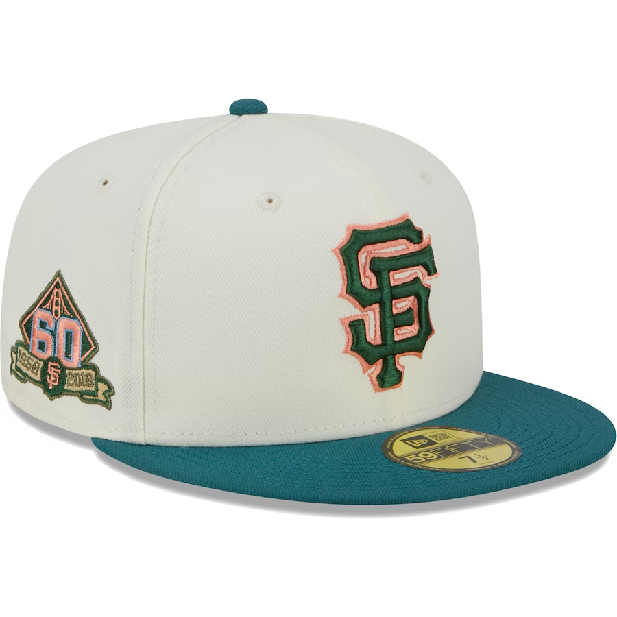 New Era San Francisco Giants Chrome Evergreen 2023 59FIFTY Fitted Hat