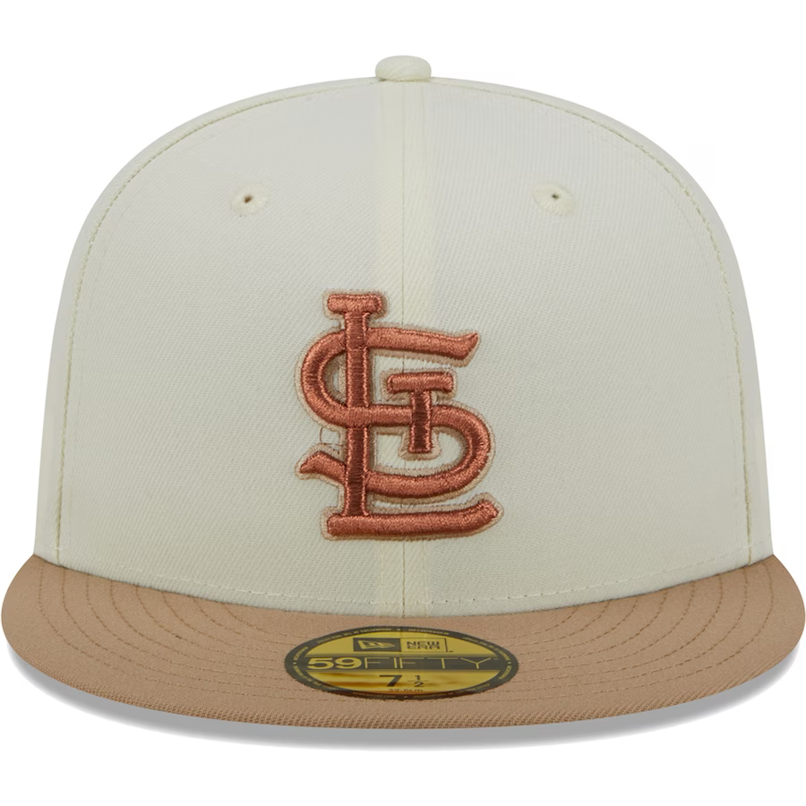 New Era St. Louis Cardinals Chrome/Camel Rust Undervisor 59FIFTY Fitted Hat