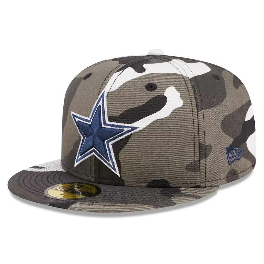 New Era Dallas Cowboys Urban Grey Camo 2023 59FIFTY Fitted Hat