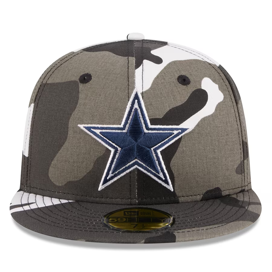 New Era Dallas Cowboys Urban Grey Camo 2023 59FIFTY Fitted Hat