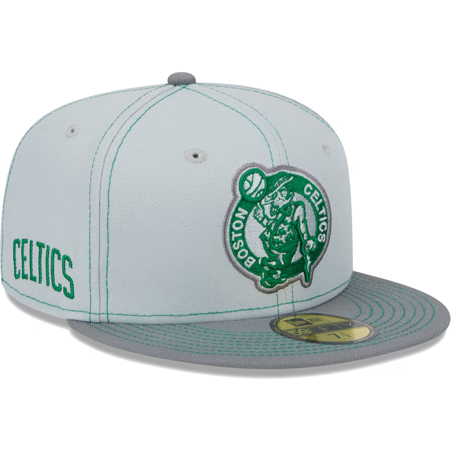New Era Boston Celtics Gray Color Pop 2023 59FIFTY Fitted Hat