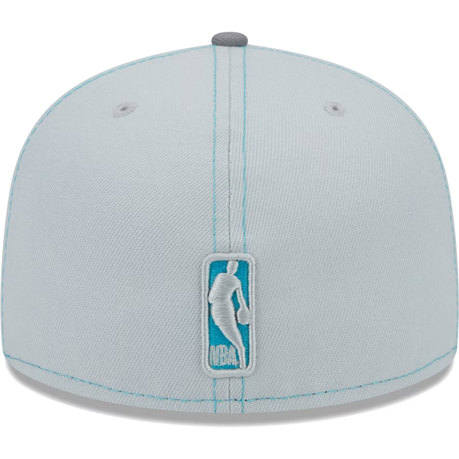 New Era Charlotte Hornets Gray Color Pop 2023 59FIFTY Fitted Hat