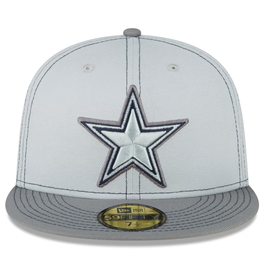 New Era Dallas Cowboys Gray Color Pop 2023 59FIFTY Fitted Hat