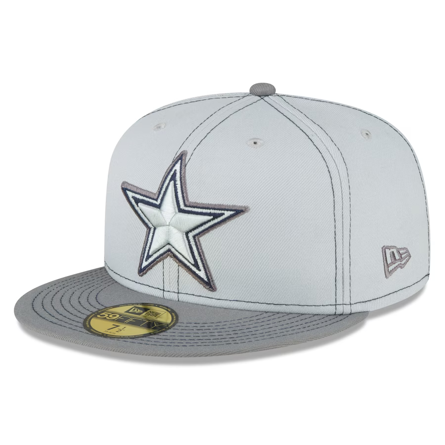 New Era Dallas Cowboys Gray Color Pop 2023 59FIFTY Fitted Hat