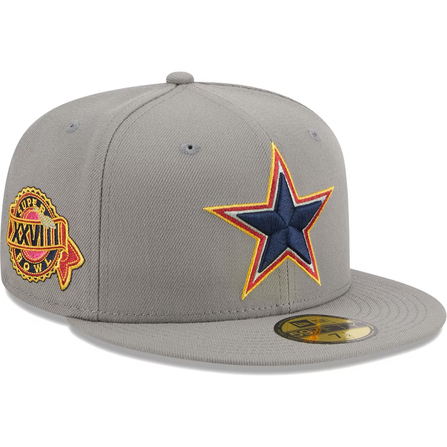 New Era Dallas Cowboys Gray Color Pack 2023 59FIFTY Fitted Hat