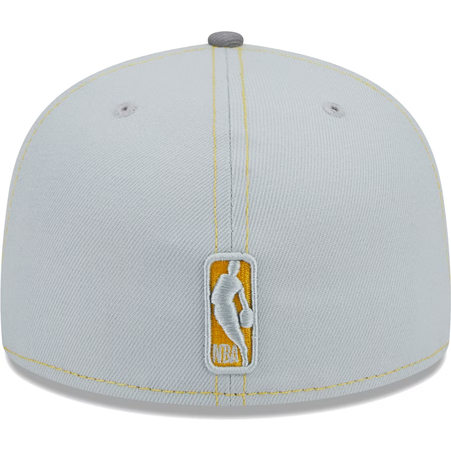 New Era Los Angeles Lakers Gray Color Pop 2023 59FIFTY Fitted Hat
