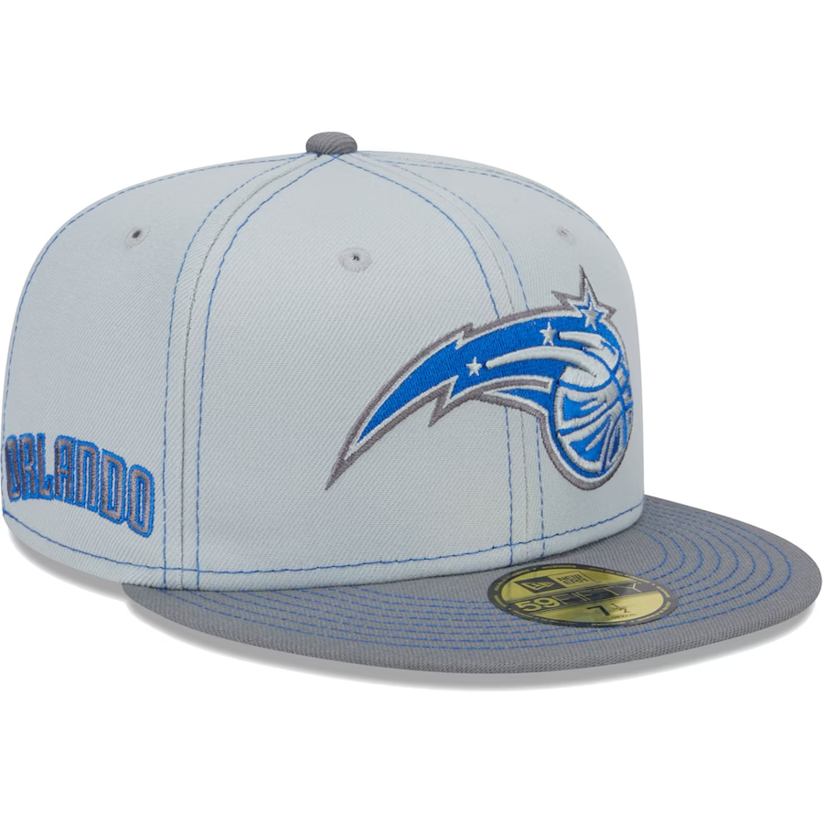 New Era Orlando Magic Gray Color Pop 2023 59FIFTY Fitted Hat