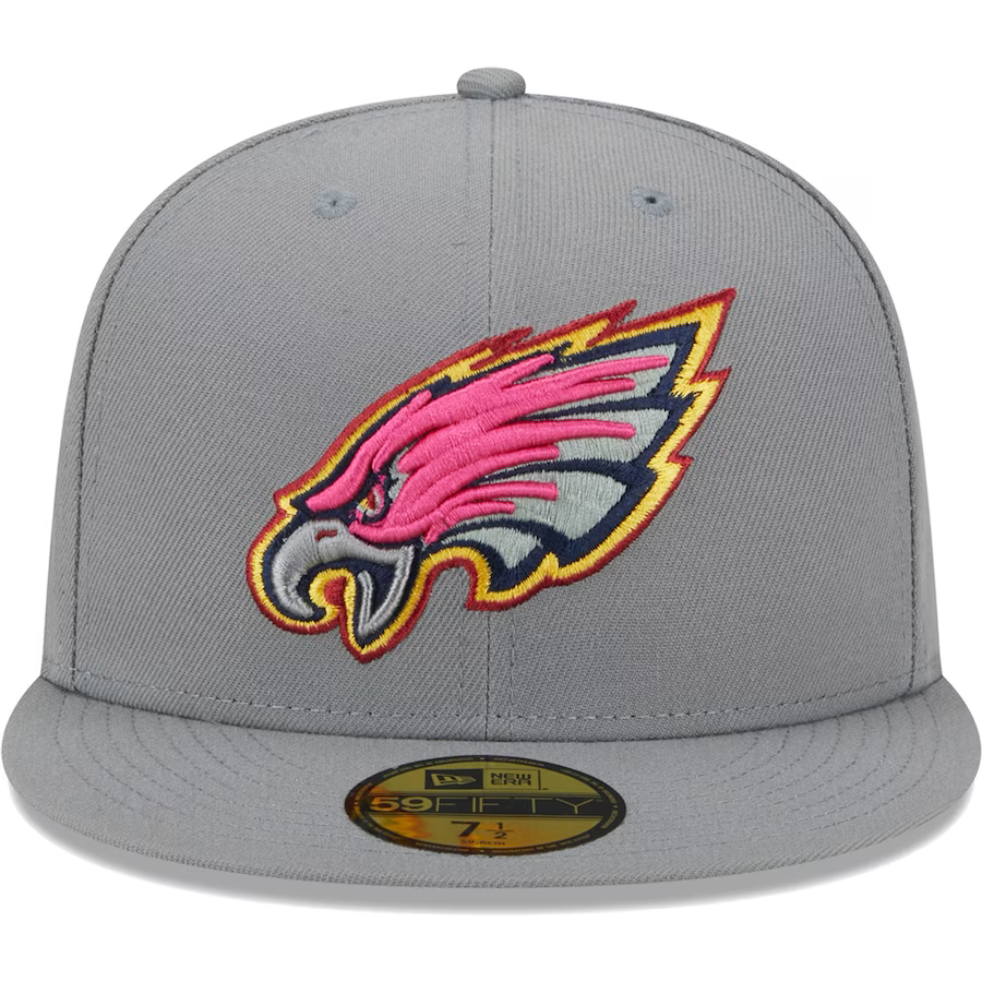New Era Philadelphia Eagles Gray Color Pack 2023 59FIFTY Fitted Hat