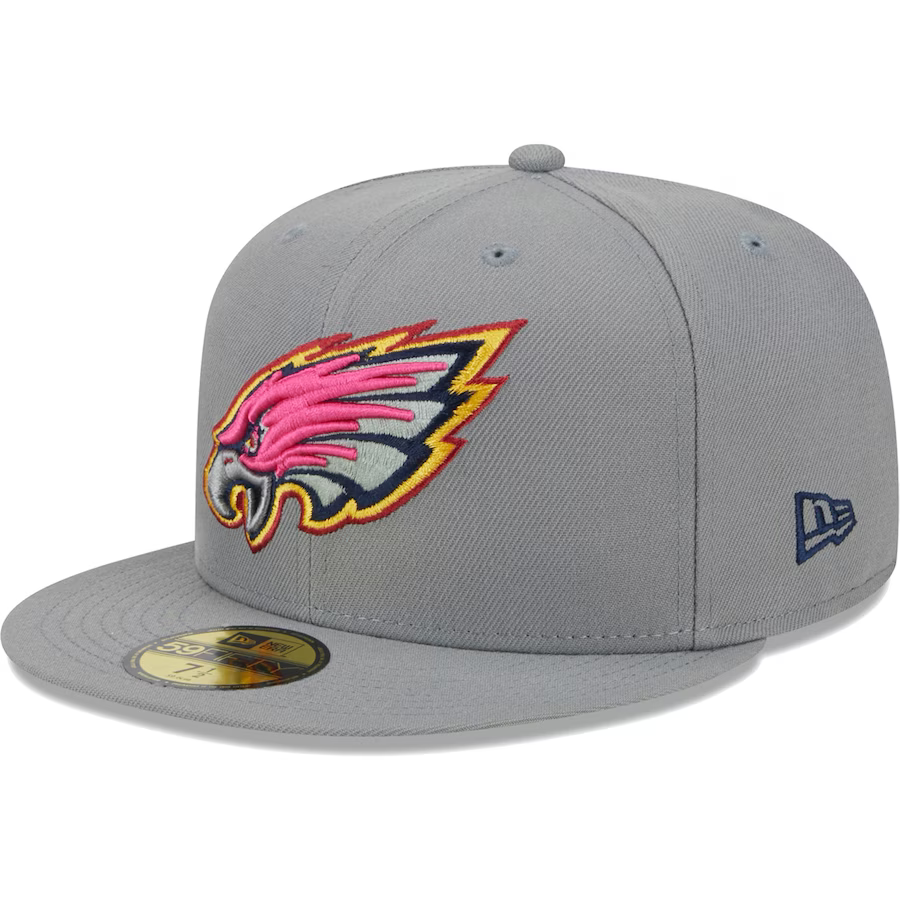 New Era Philadelphia Eagles Gray Color Pack 2023 59FIFTY Fitted Hat