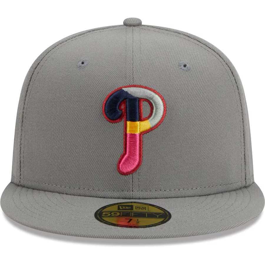 New Era Philadelphia Phillies Gray Color Pack 2023 59FIFTY Fitted Hat