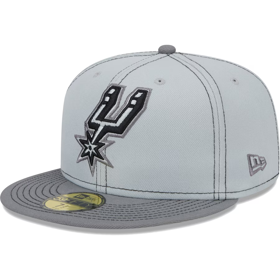 New Era San Antonio Spurs Gray Color Pop 2023 59FIFTY Fitted Hat
