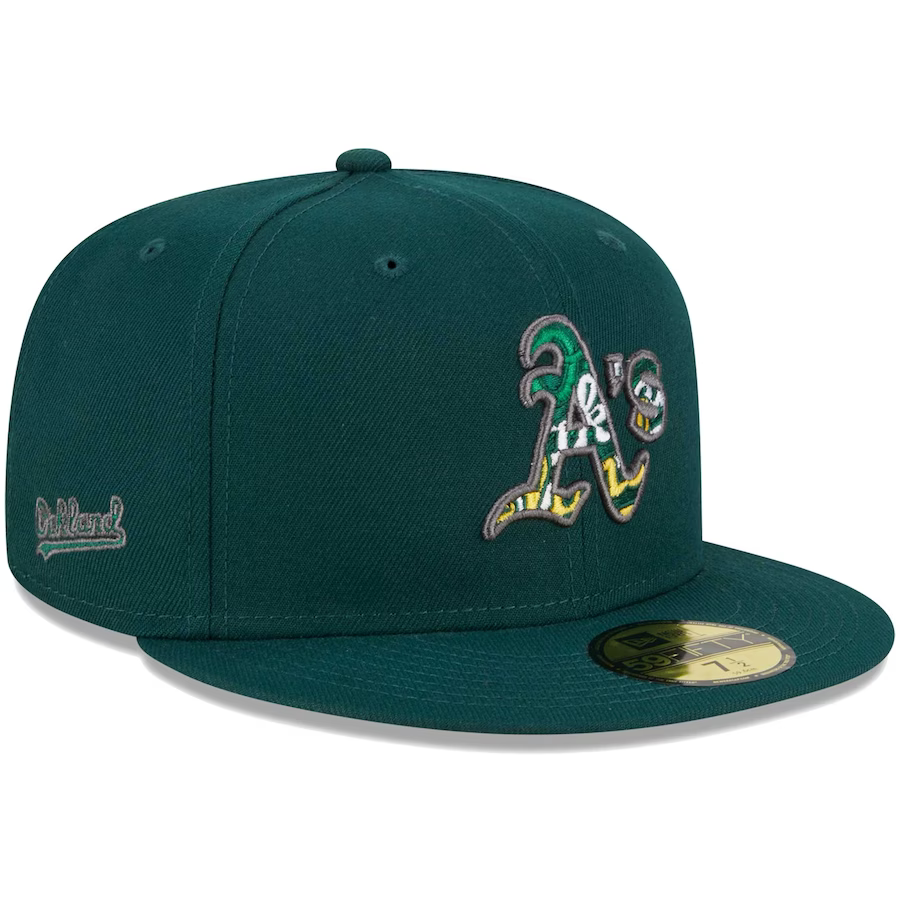 New Era Oakland Athletics Script Fill 2023 59FIFTY Fitted Hat