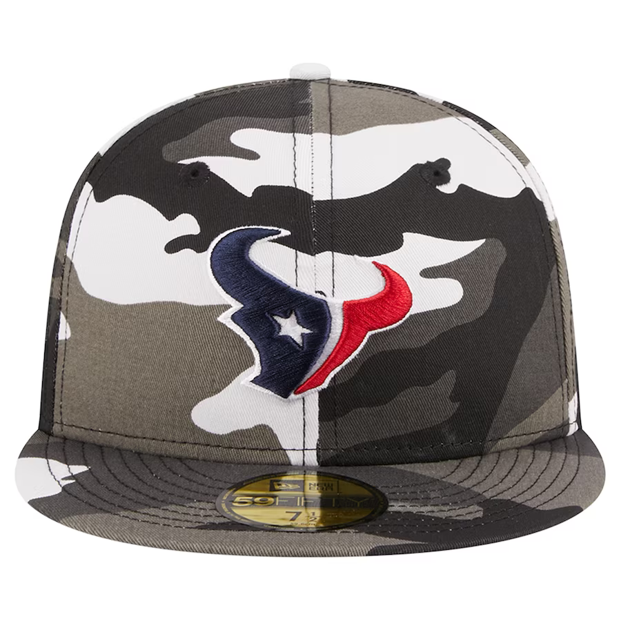 New Era Houston Texans Urban Grey Camo 2023 59FIFTY Fitted Hat