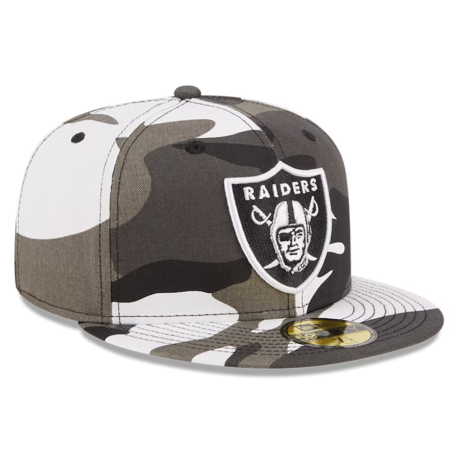 New Era Las Vegas Raiders Urban Grey Camo 2023 59FIFTY Fitted Hat