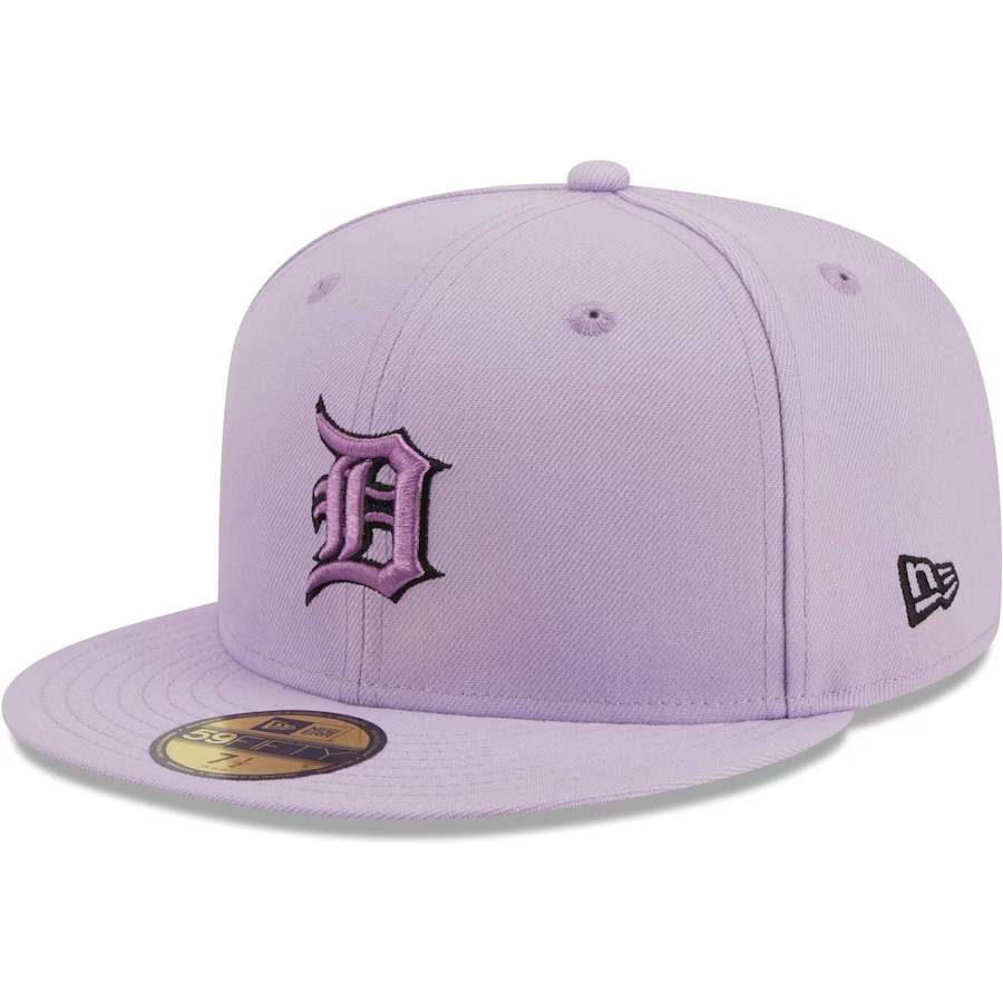 New Era Detroit Tigers Lavender 2023 59FIFTY Fitted Hat