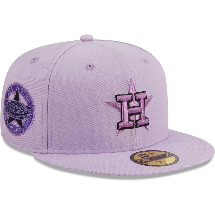 Houston Astros Star Tan Maroon 2-Tone Icy Blue UV 45 Years Topperz NOT HAT  CLUB