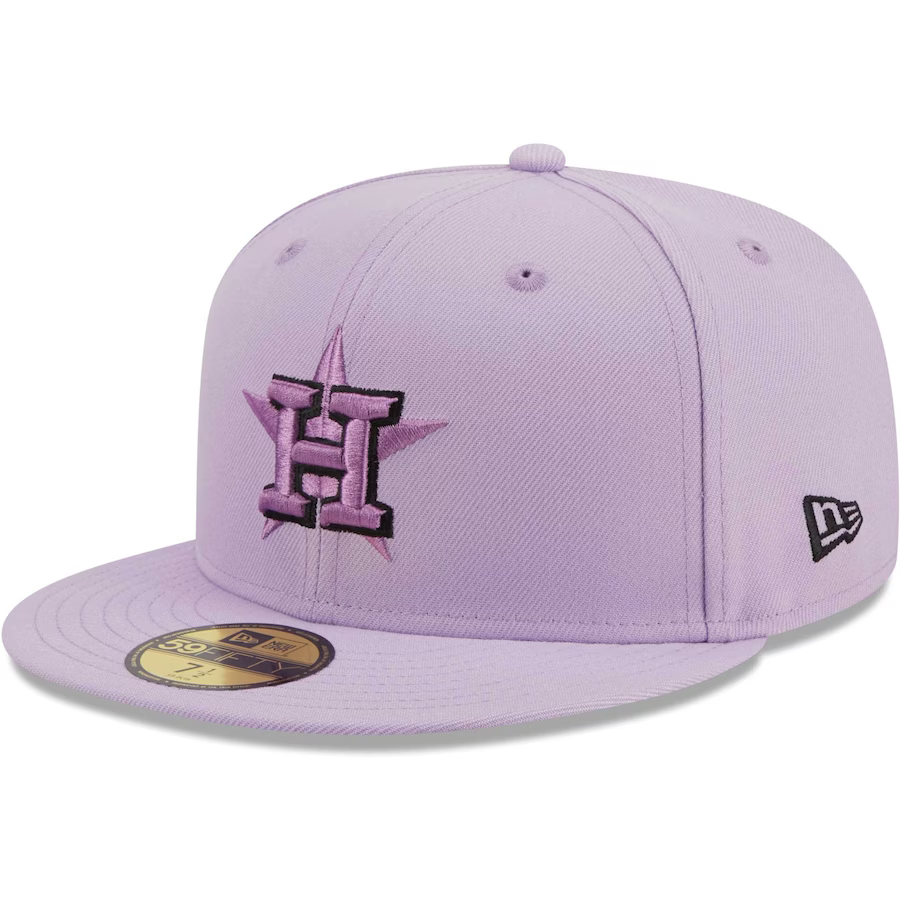 New Era Houston Astros Lavender 2023 59FIFTY Fitted Hat