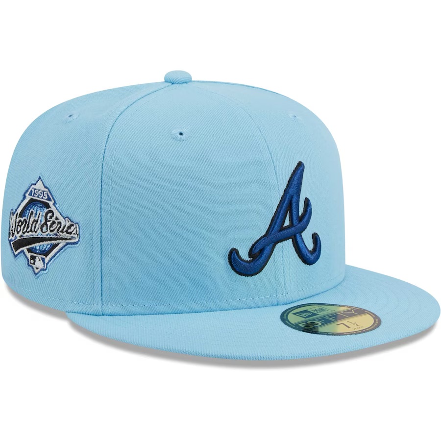 New Era Atlanta Braves Light Blue/Navy 2023 59FIFTY Fitted Hat