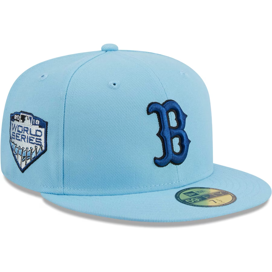 Baby Blue Fitted Hats, Sky Blue Fitted Hats