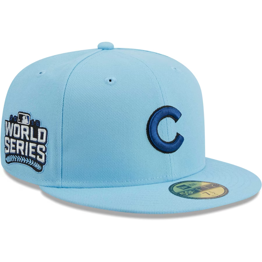New Era Chicago Cubs Light Blue/Navy 2023 59FIFTY Fitted Hat