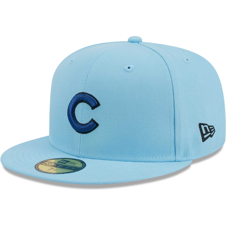 New Era Chicago Cubs Light Blue/Navy 2023 59FIFTY Fitted Hat