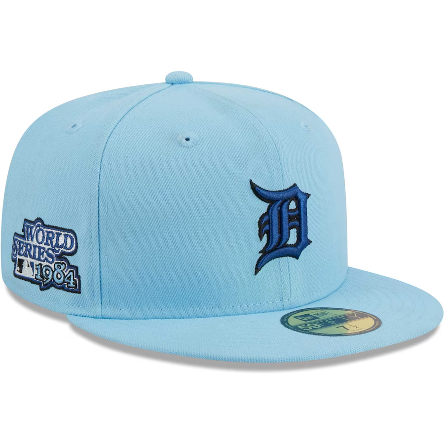 Men's New Era Blue/Navy Detroit Tigers Father's Day On-Field 59FIFTY Fitted  Hat