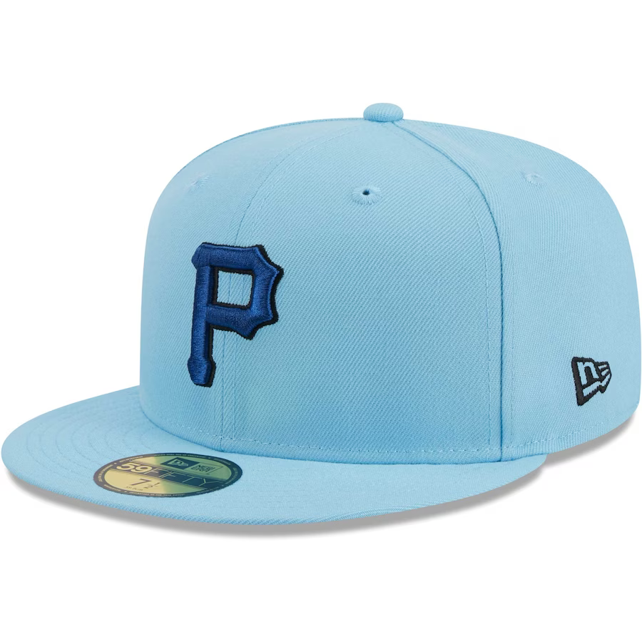 New Era Pittsburgh Pirates Light Blue/Navy 2023 59FIFTY Fitted Hat