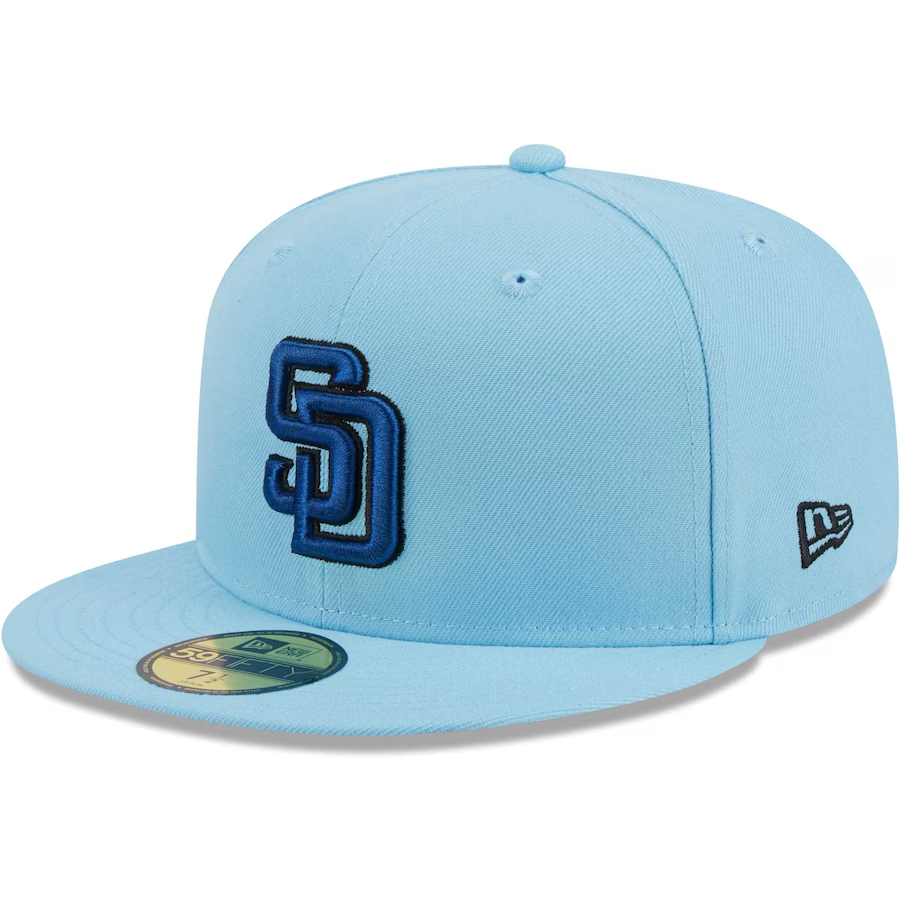 New Era San Diego Padres Light Blue/Navy 2023 59FIFTY Fitted Hat