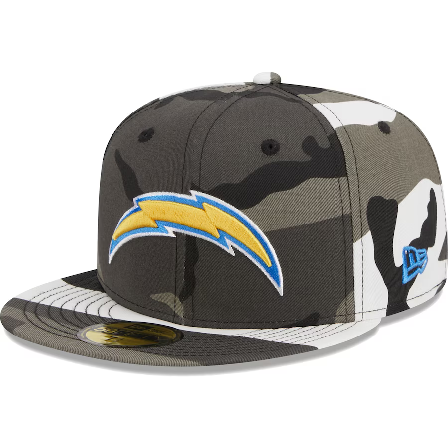 New Era  Los Angeles Chargers Urban Grey Camo 2023 59FIFTY Fitted Hat