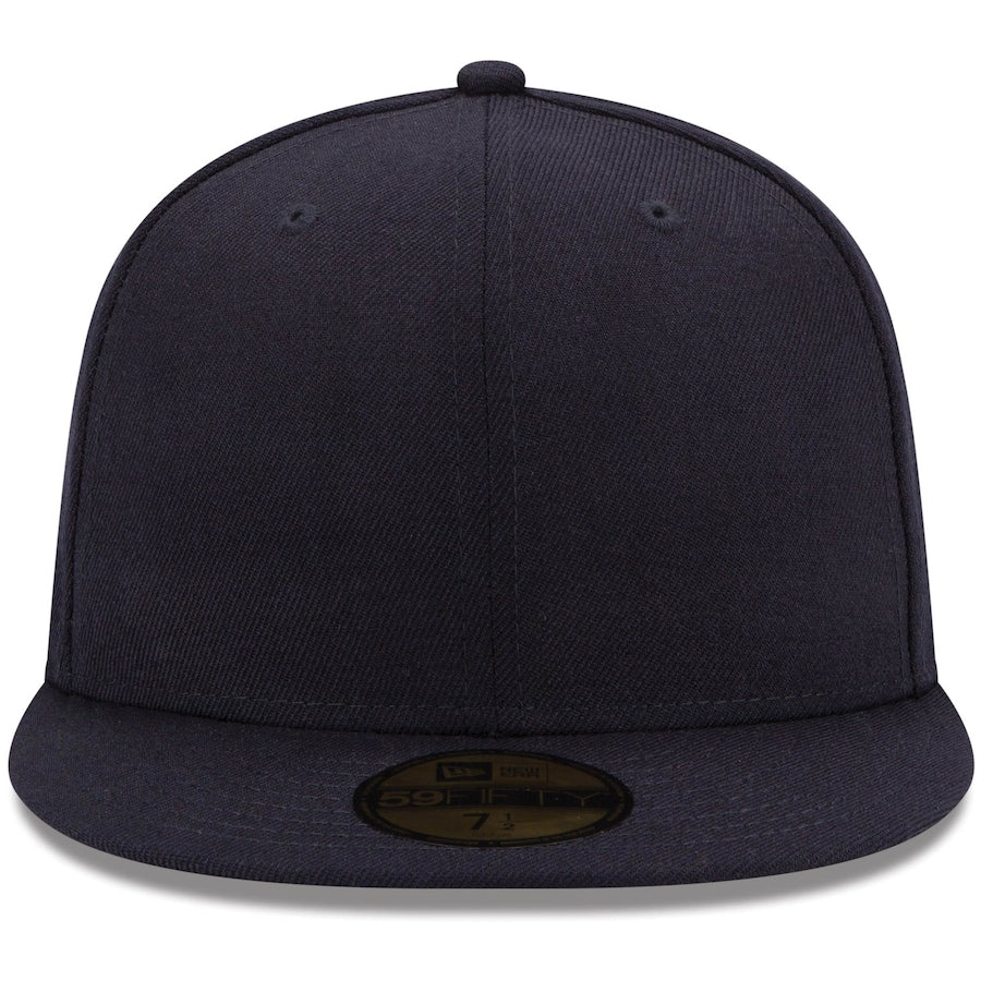 New Era Navy Blue Blank 59FIFTY Fitted Hat