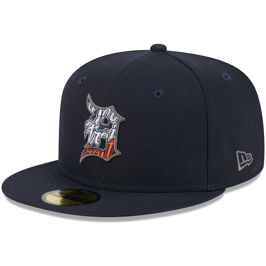 New Era Detroit Tigers Script Fill 2023 59FIFTY Fitted Hat