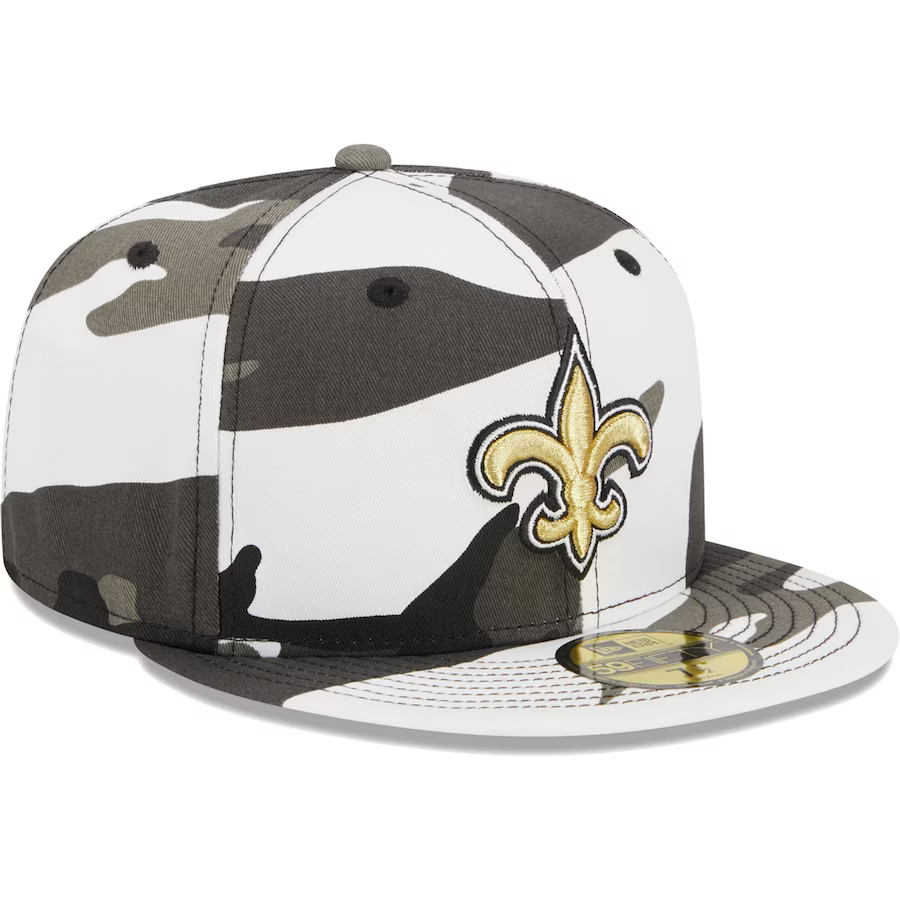 New Era New Orleans Saints Urban Grey Camo 2023 59FIFTY Fitted Hat