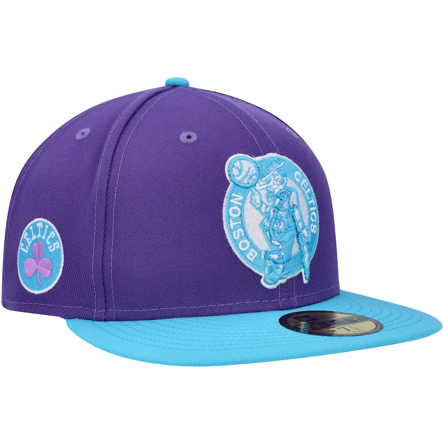 New Era Boston Celtics Purple Vice 2023 59FIFTY Fitted Hat