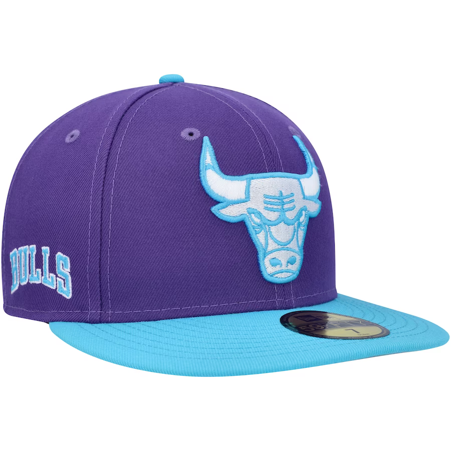 New Era Chicago Bulls Purple Vice 2023 59FIFTY Fitted Hat