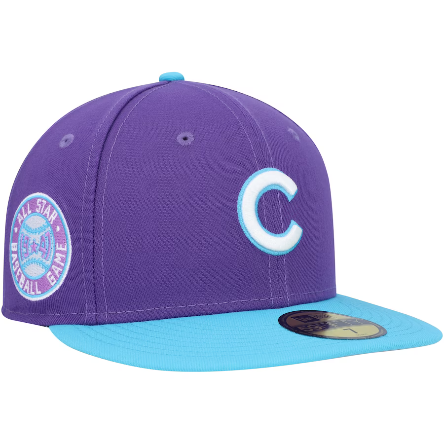 New Era Chicago Cubs Purple Vice 2023 59FIFTY Fitted Hat