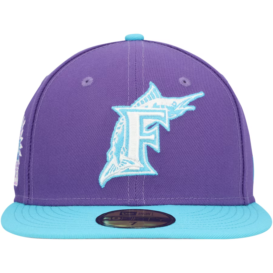 New Era Florida Marlins Purple Vice 2023 59FIFTY Fitted Hat