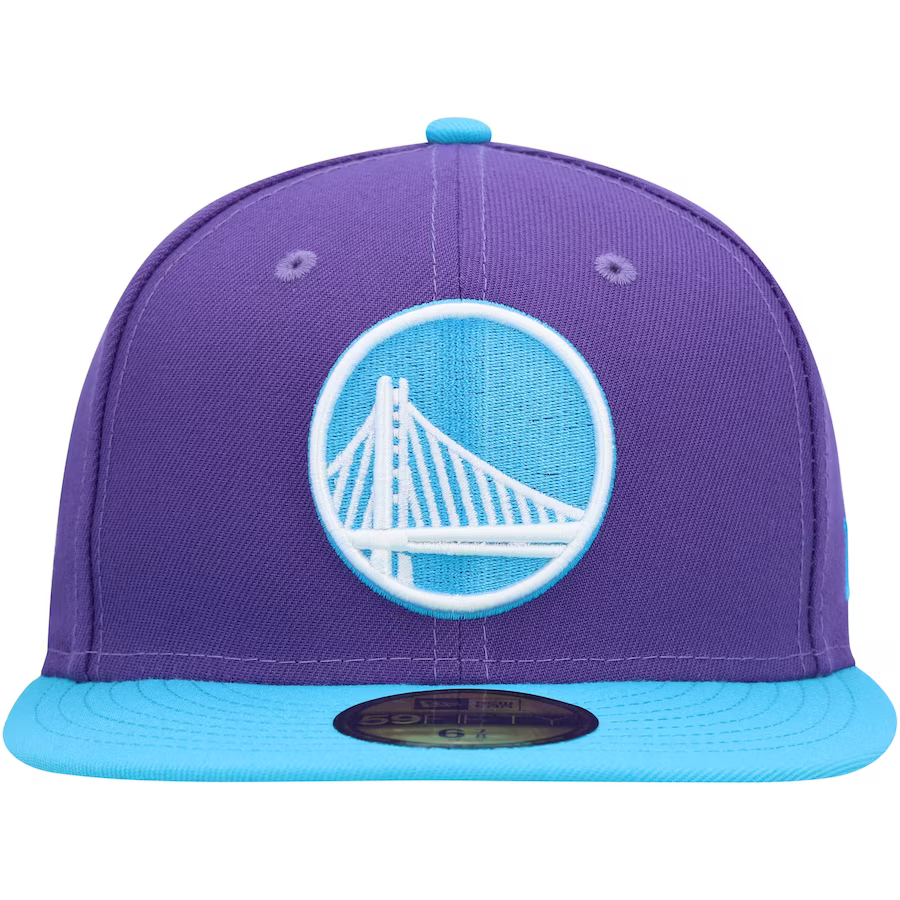 New Era Golden State Warriors Purple Vice 2023 59FIFTY Fitted Hat