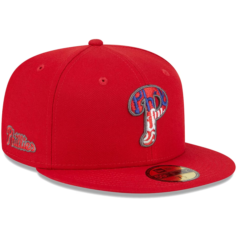 New Era Philadelphia Phillies Script Fill 2023 59FIFTY Fitted Hat