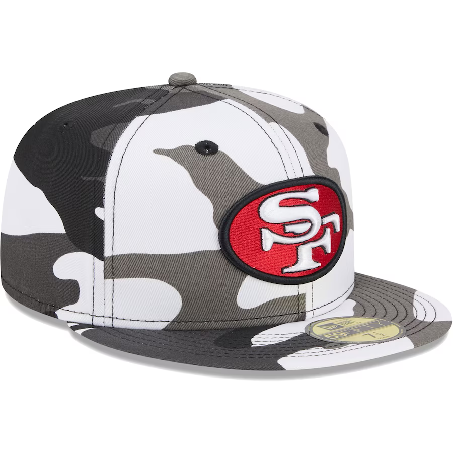 New Era San Francisco 49ers Urban Grey Camo 2023 59FIFTY Fitted Hat