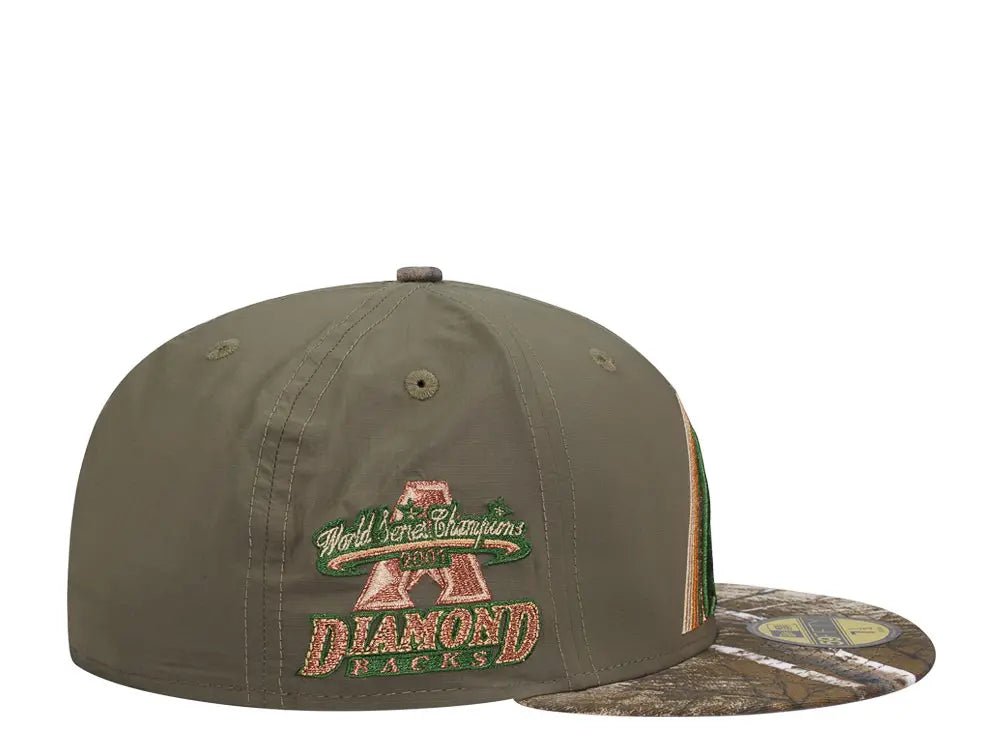 New Era Arizona Diamondbacks 2001 World Series Champions Ripstop Realtree 59FIFTY Fitted Hat