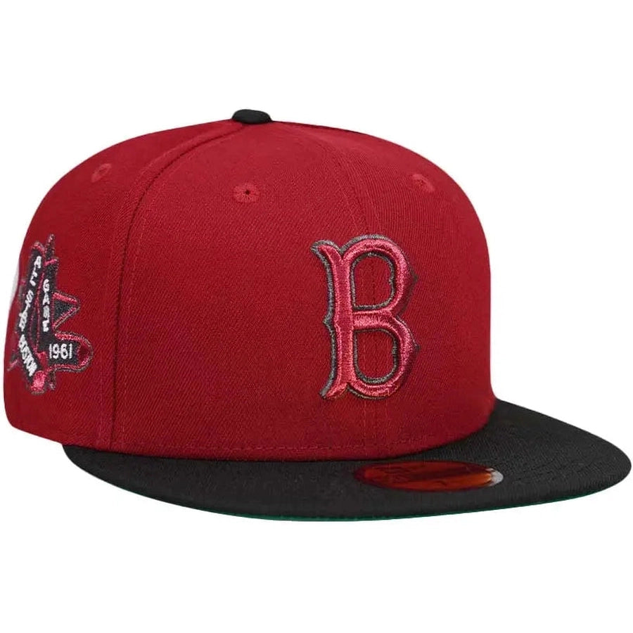 New Era Boston Red Sox 1961 All-Star Game Metallic Cardinal Red 59FIFTY Fitted Hat