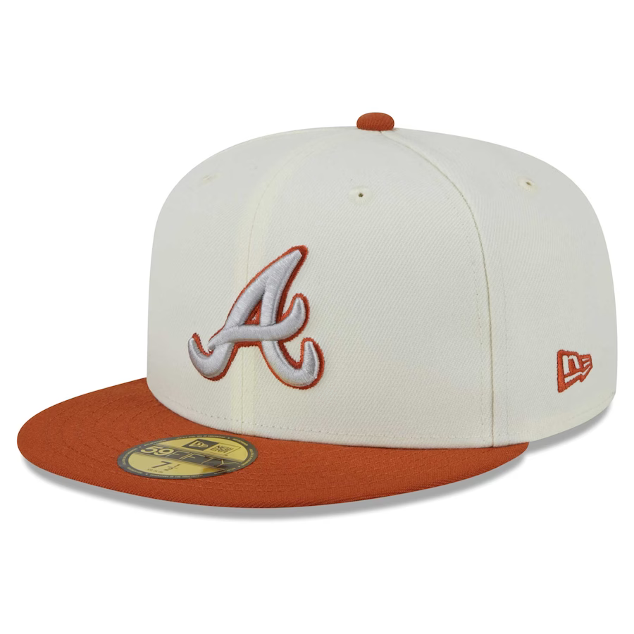 New Era Atlanta Braves Cream/Rust Orange 2023 59FIFTY Fitted Hat