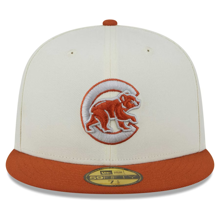 New Era Chicago Cubs Cream/Rust Orange 2023 59FIFTY Fitted Hat