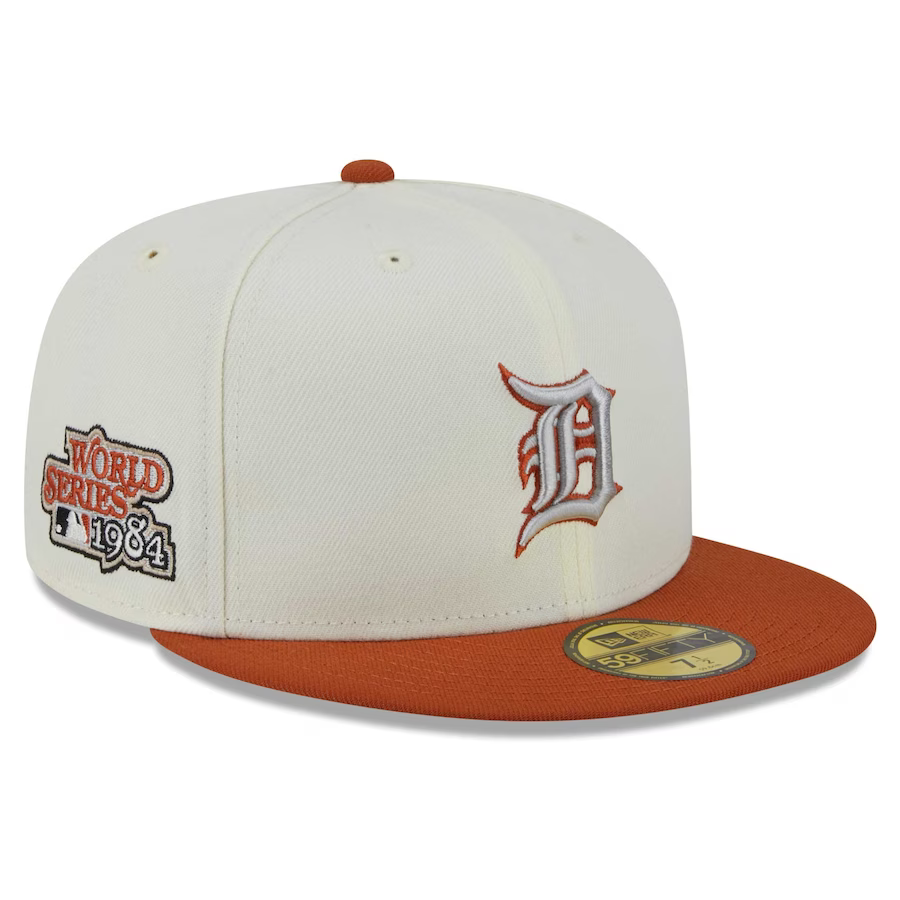 New Era Detroit Tigers Cream/Rust Orange 2023 59FIFTY Fitted Hat