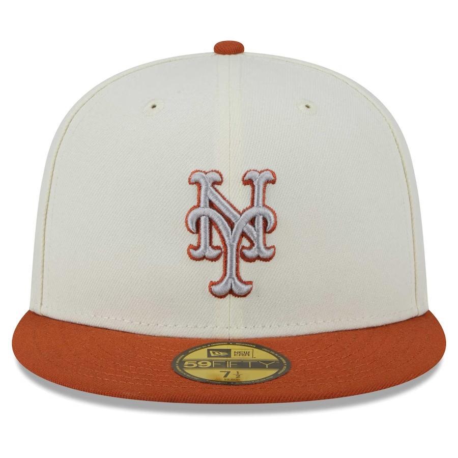 New Era New York Mets Cream/Rust Orange 2023 59FIFTY Fitted Hat